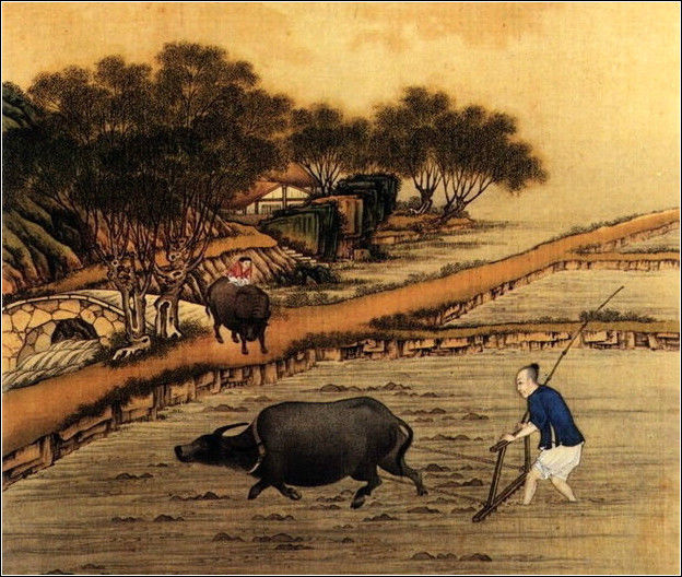 中國24節(jié)氣古畫圖，超美國畫插畫欣賞