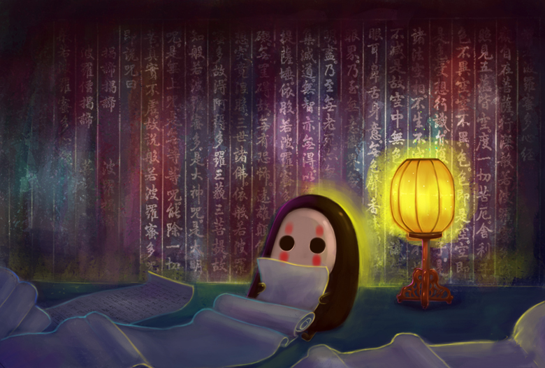 動(dòng)漫電影《千與千尋》無(wú)臉男高清圖片壁紙