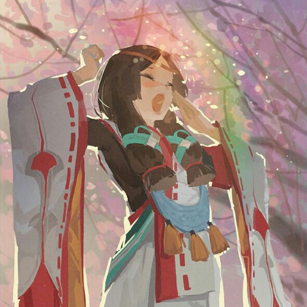 陰陽師八百比丘尼古風圖片