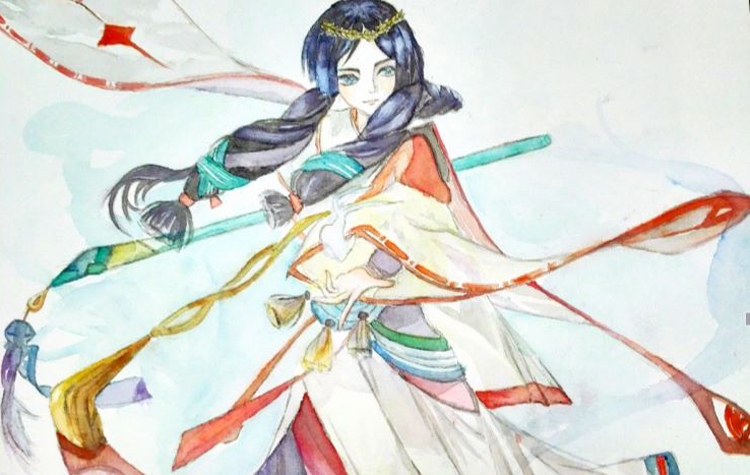 陰陽師八百比丘尼古風圖片