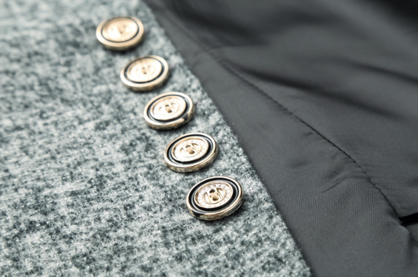 秋冬季商務立領修身休閑男士中山裝