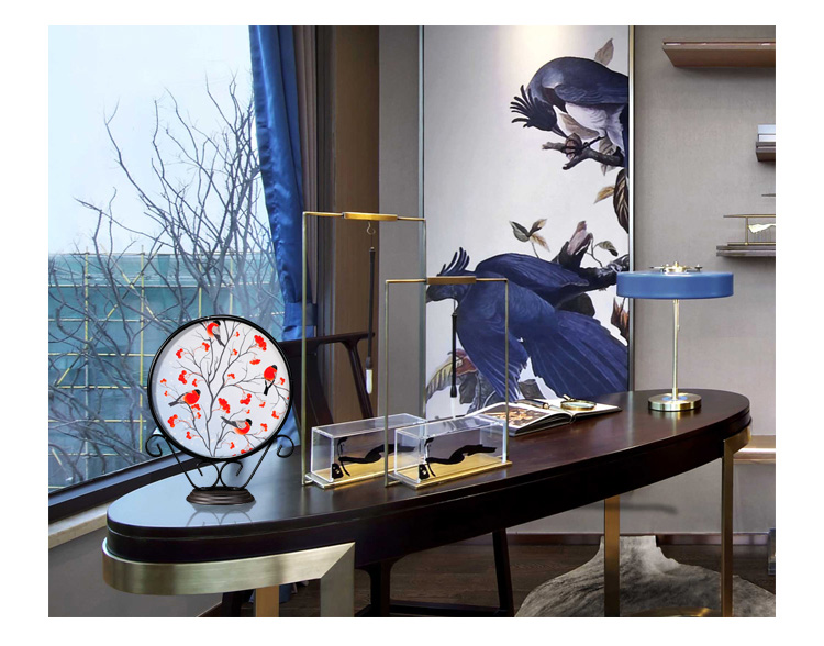 寓意招財?shù)募壹褬肺膶W禪意鐵藝工藝品擺件