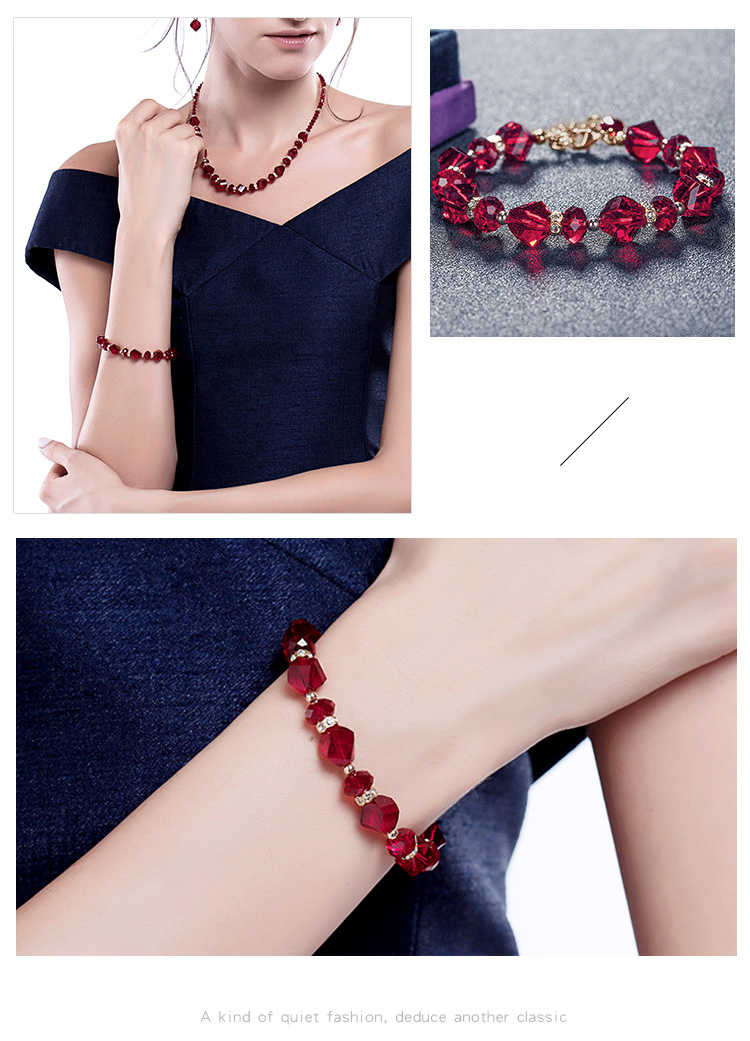 施華洛世奇復(fù)古元素奧地利水晶時尚女手串