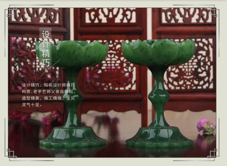 家佳樂(lè)文學(xué)文藝碧玉蓮花筆洗和田玉蓮花香爐