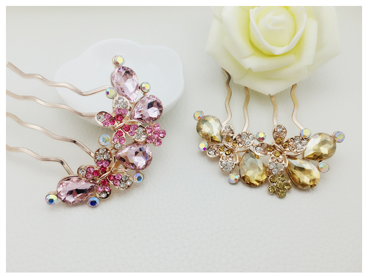 家佳樂文學(xué)珍珠發(fā)梳插梳可愛氣質(zhì)頭飾首飾