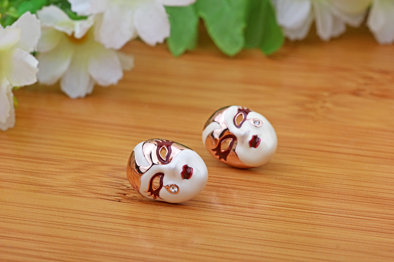 優(yōu)雅的家佳樂文學(xué)京劇臉譜耳環(huán)