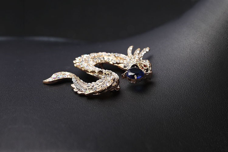 家佳樂文學十二生肖胸針動物龍胸花別針