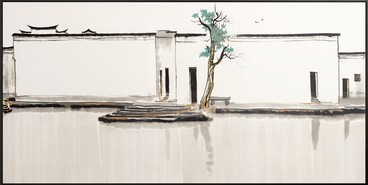 國畫：水墨山河氣宇軒昂經(jīng)典國畫