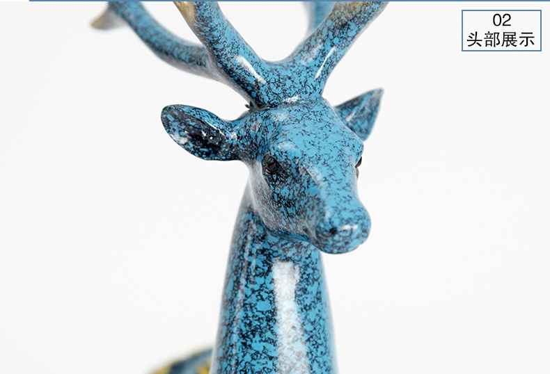 空靈優(yōu)雅，福壽福祿雙至的鹿型青銅器工藝品