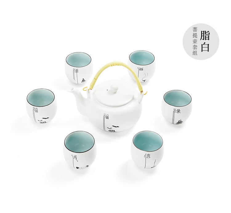 樸實(shí)無華，簡(jiǎn)約厚重青釉陶瓷茶具