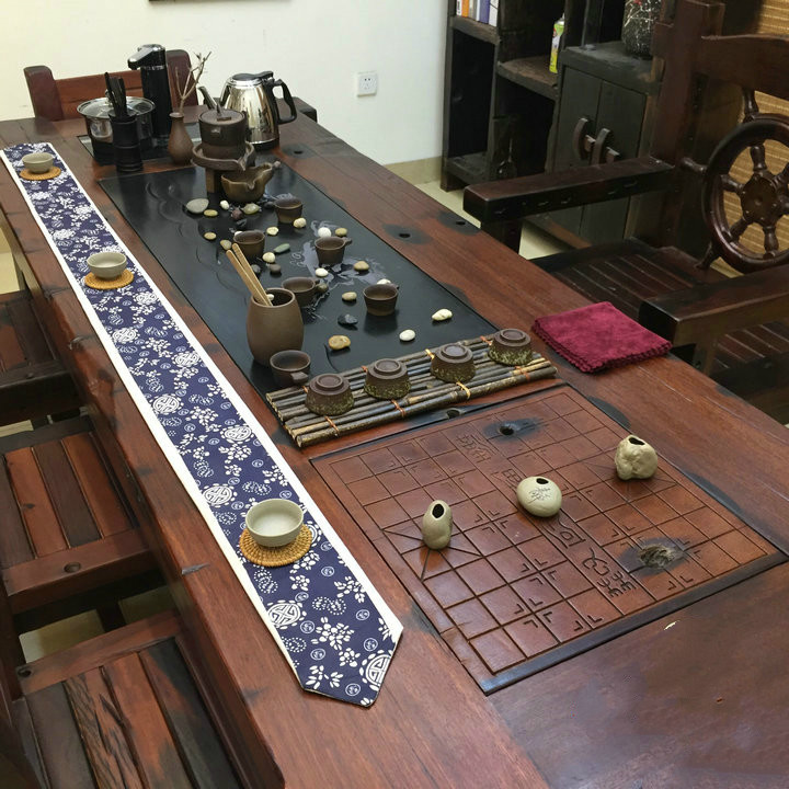 簡(jiǎn)潔大氣中式茶桌，家佳樂文學(xué)簡(jiǎn)約精致實(shí)用茶桌