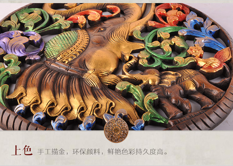 泰式雕刻，柚木雅致精美木雕