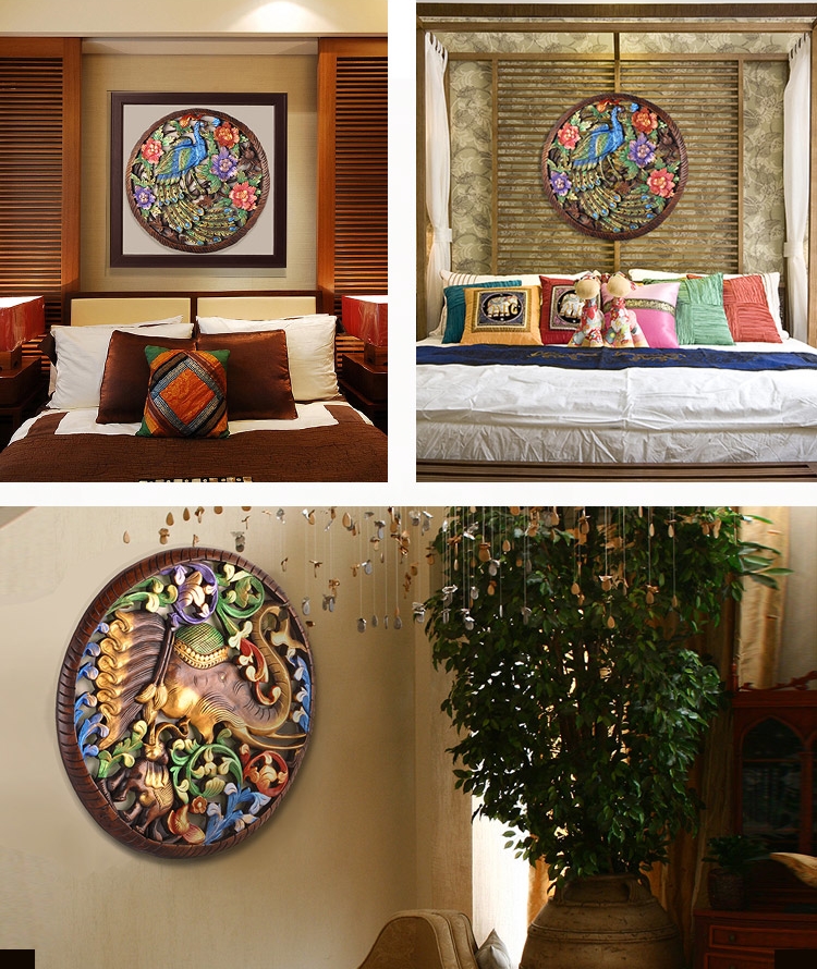 泰式雕刻，柚木雅致精美木雕