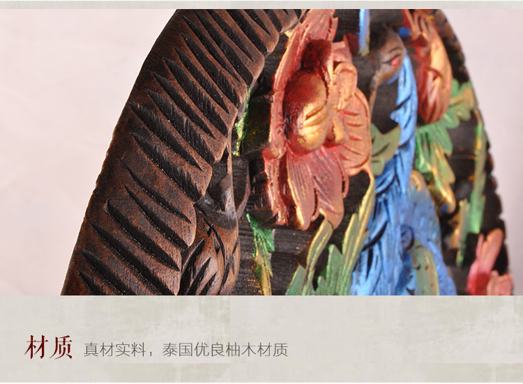 泰式雕刻，柚木雅致精美木雕