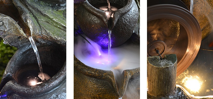 聽涓涓細流的假山，看水鄉(xiāng)故事假山石