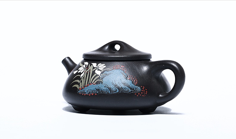 石瓢手工紫砂壺，精致典雅紫砂壺