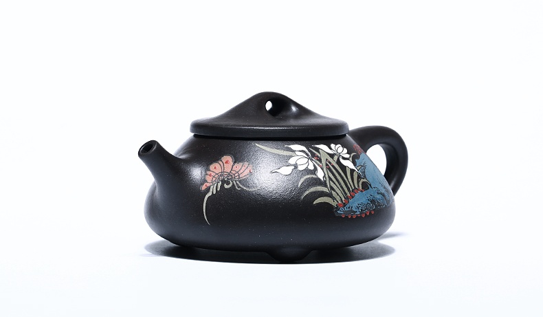 石瓢手工紫砂壺，精致典雅紫砂壺