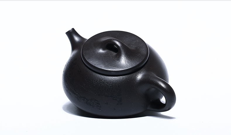 石瓢手工紫砂壺，精致典雅紫砂壺