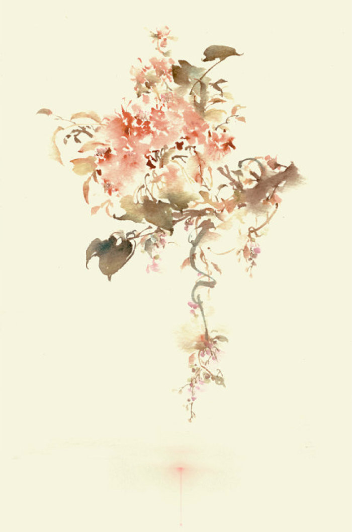 水墨風(fēng)格插畫，家佳樂文學(xué)藝術(shù)手繪插畫