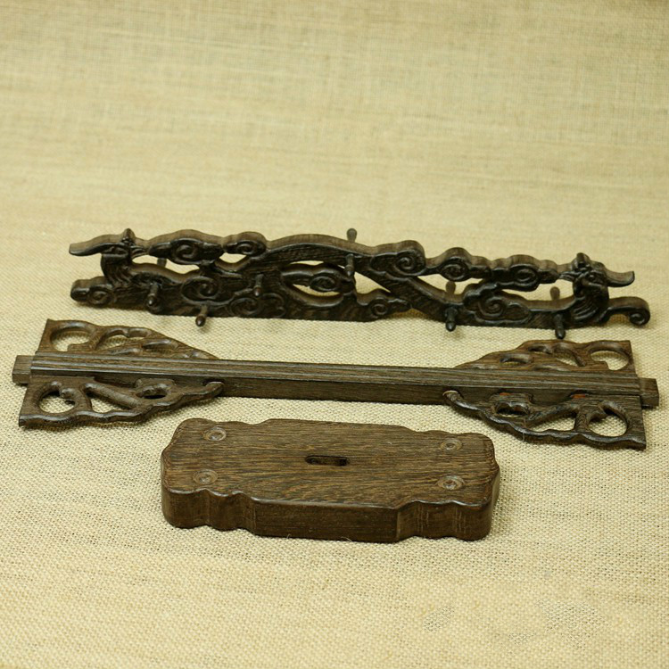 全天然雞翅木筆架，樸實精致筆架圖片