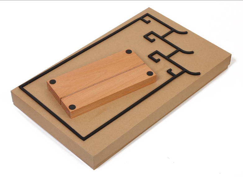 鐵藝微風(fēng)筆架，家佳樂文學(xué)極簡筆架圖片