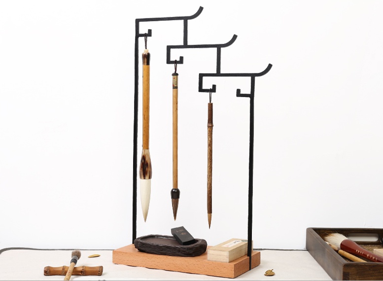 鐵藝微風(fēng)筆架，家佳樂文學(xué)極簡筆架圖片