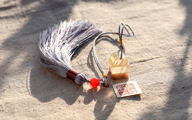 純手工壽山石印章，精致小巧印章圖片