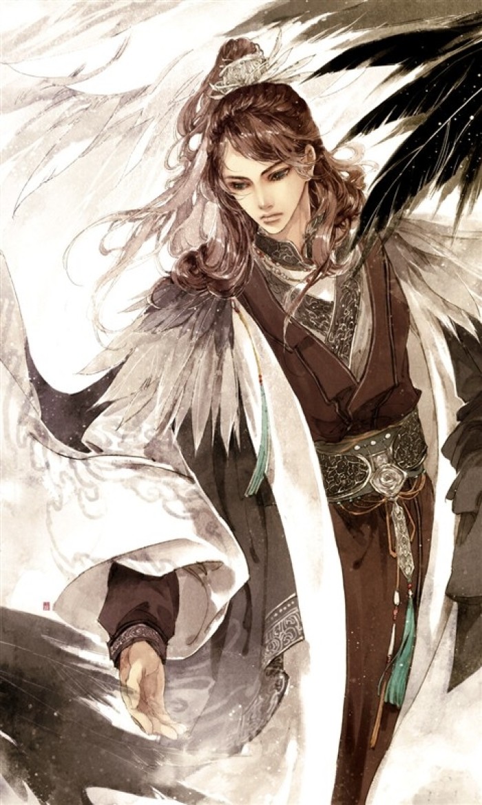 古風精美插畫，細膩精品手繪插畫