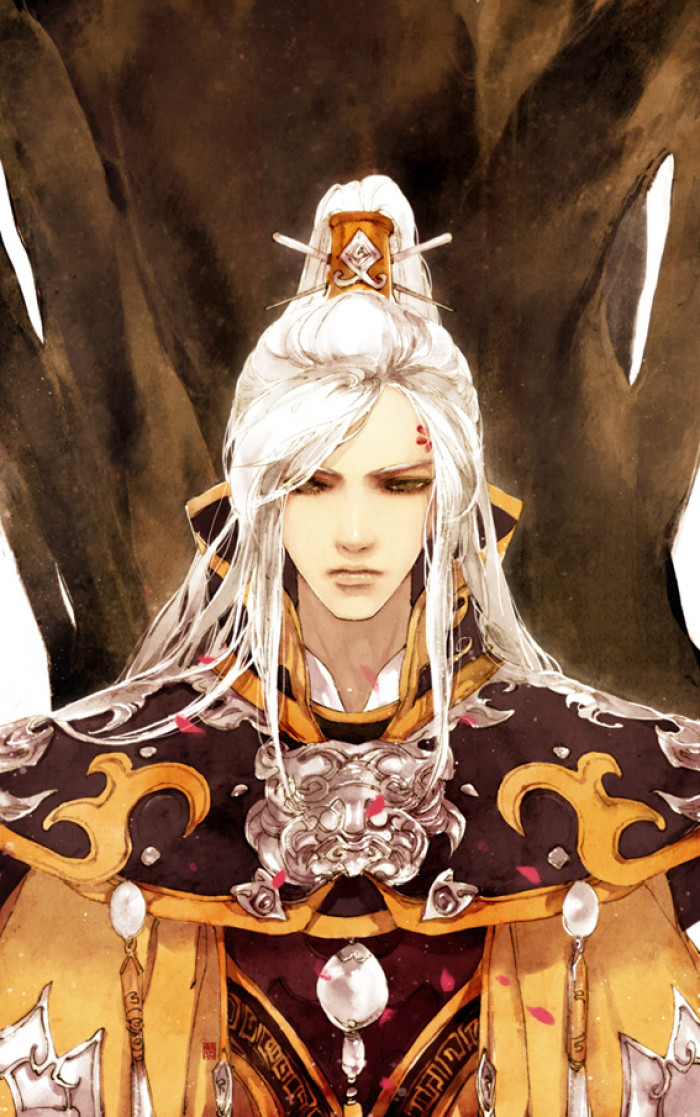 古風精美插畫，細膩精品手繪插畫