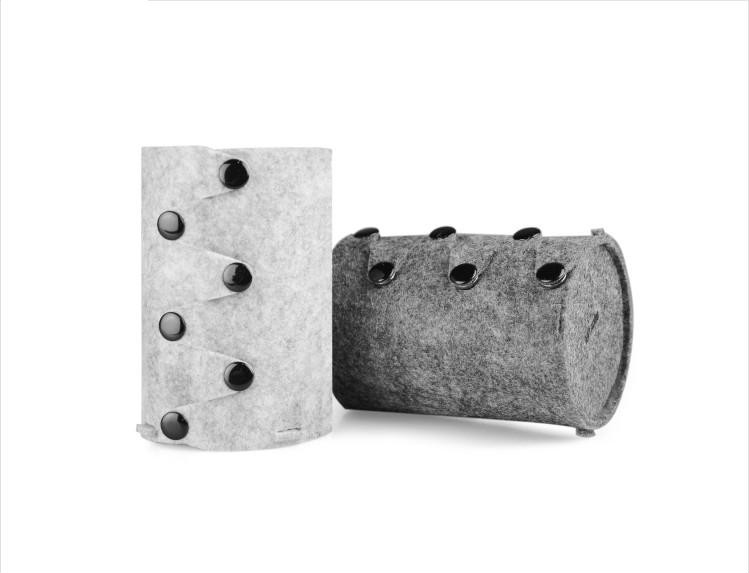 簡(jiǎn)易實(shí)用羊毛氈筆筒，創(chuàng)意環(huán)保筆筒