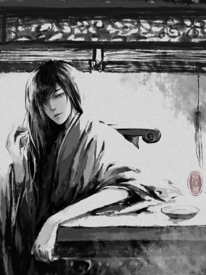 精美古風(fēng)服飾插畫，家佳樂文學(xué)手繪插畫