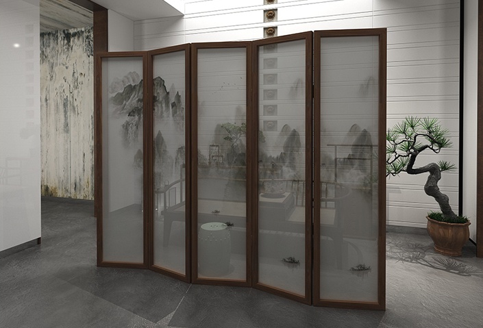 簡而不凡屏風，華而不奢中式屏風