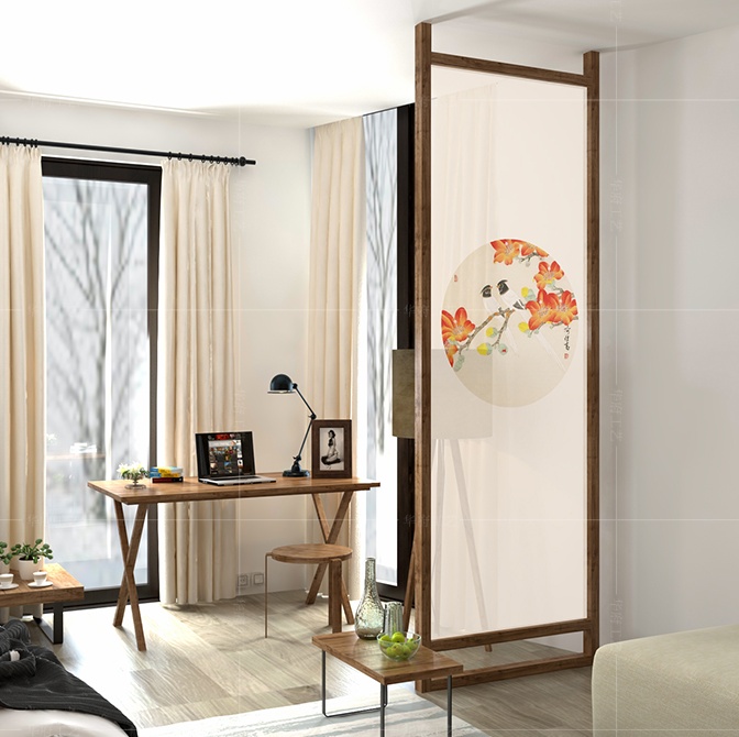 隔斷裝飾屏風(fēng)，精致中式屏風(fēng)