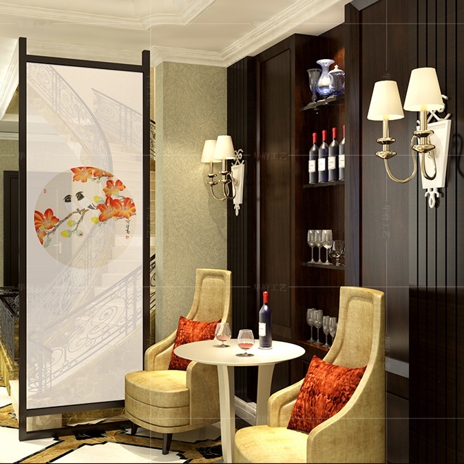 隔斷裝飾屏風(fēng)，精致中式屏風(fēng)