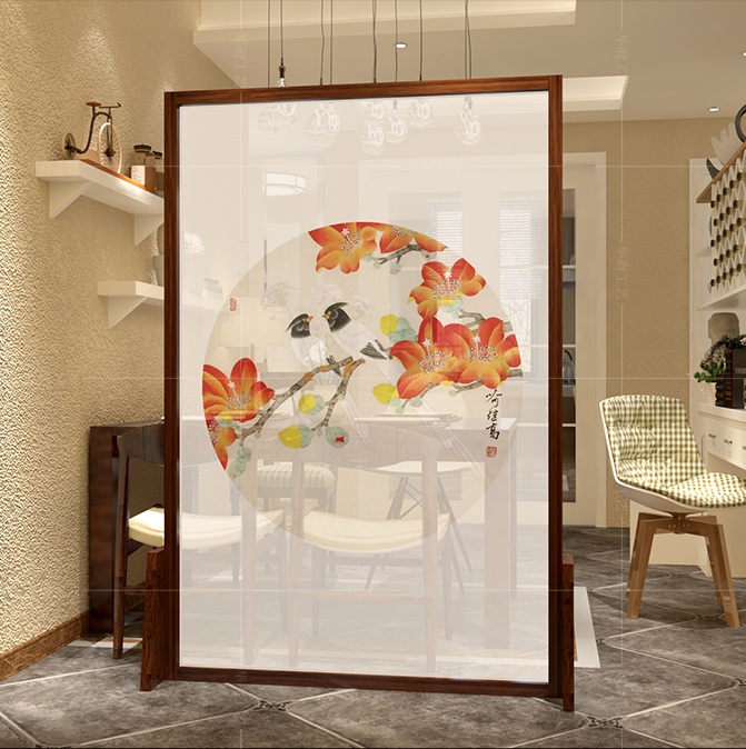 隔斷裝飾屏風(fēng)，精致中式屏風(fēng)