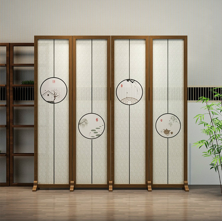 憶江南雅韻屏風(fēng)，愜意雅致中式屏風(fēng)