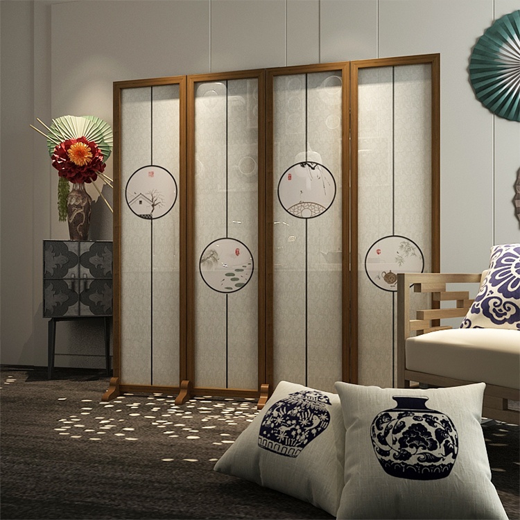 憶江南雅韻屏風(fēng)，愜意雅致中式屏風(fēng)