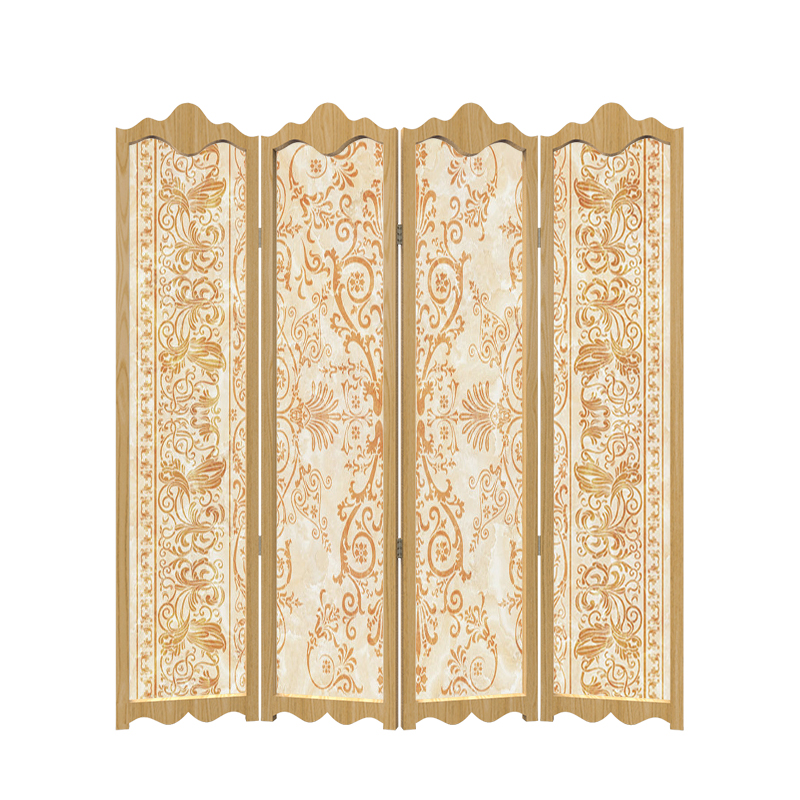 歐式簡約屏風，簡約布藝屏風