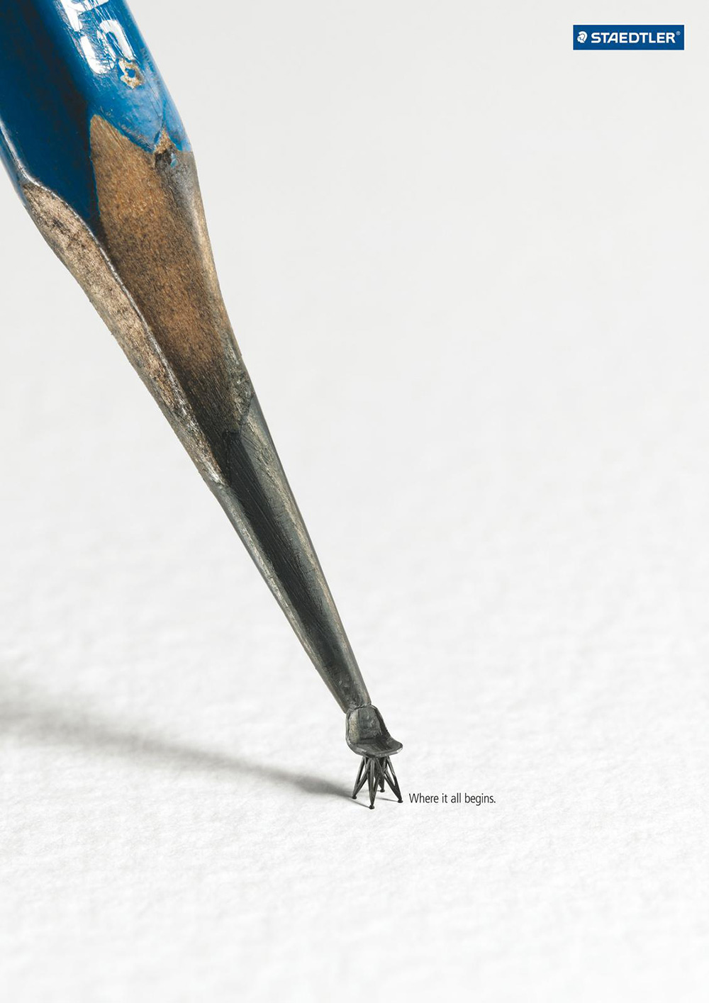 極簡(jiǎn)腦洞大開(kāi)海報(bào)，辦公用品海報(bào)設(shè)計(jì)