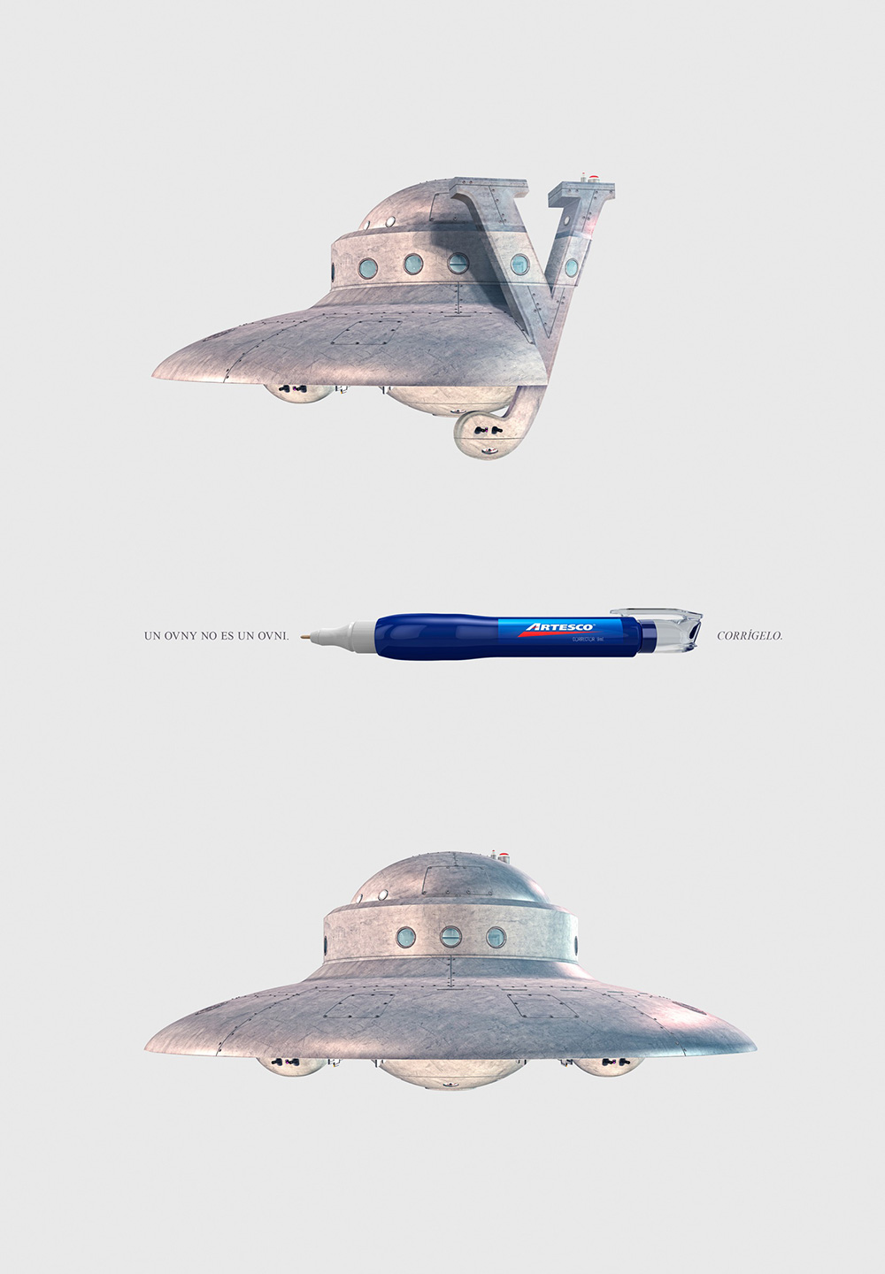 極簡(jiǎn)腦洞大開(kāi)海報(bào)，辦公用品海報(bào)設(shè)計(jì)