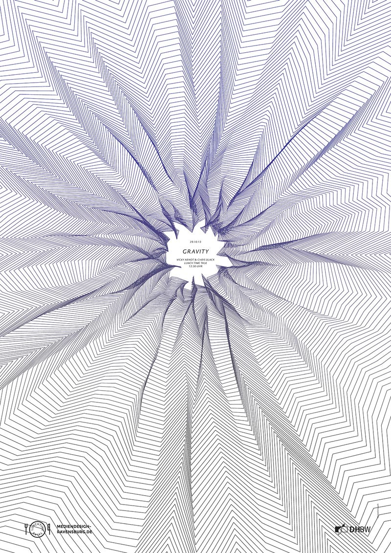 視覺沖擊海報(bào)，三維視角海報(bào)設(shè)計(jì)