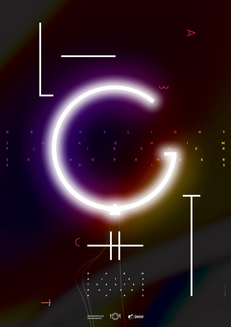 視覺沖擊海報(bào)，三維視角海報(bào)設(shè)計(jì)