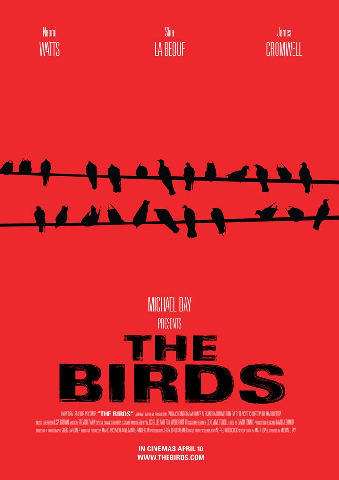 黑暗風(fēng)格電影海報，簡易個性海報設(shè)計