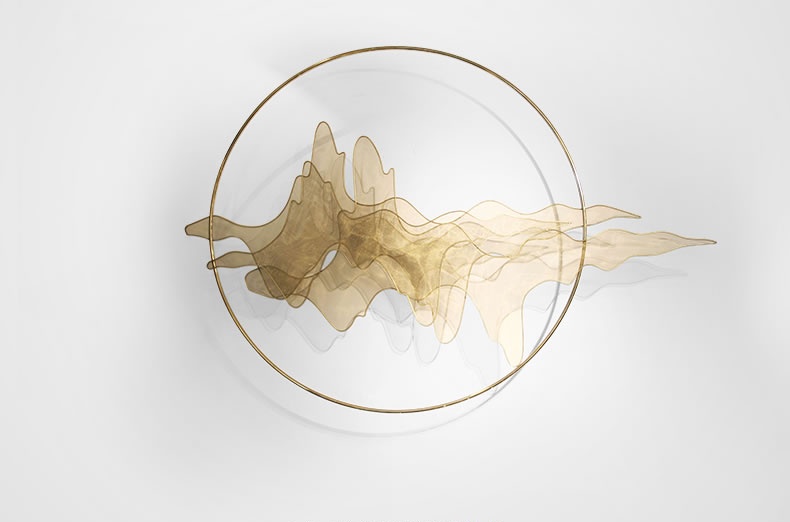 天水一色簡約工藝品，精美華貴壁掛裝飾工藝品