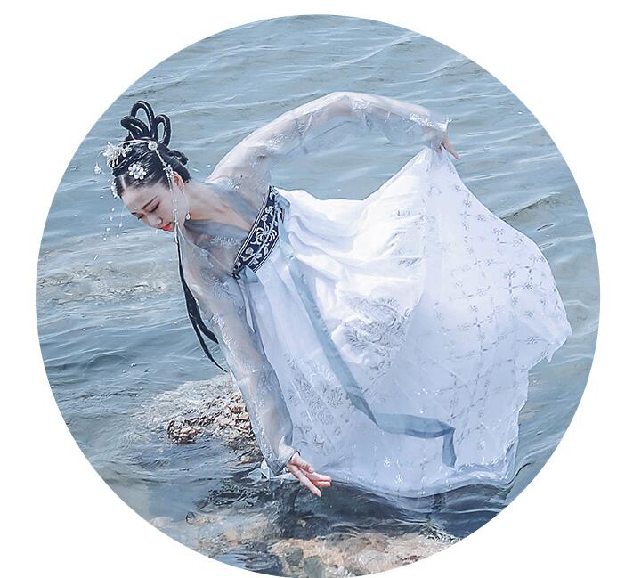 漢服齊胸襦裙，日常清新仙女裙