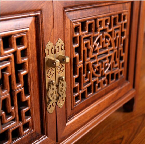 古典榆木家具，中式儲物玄關(guān)凳子