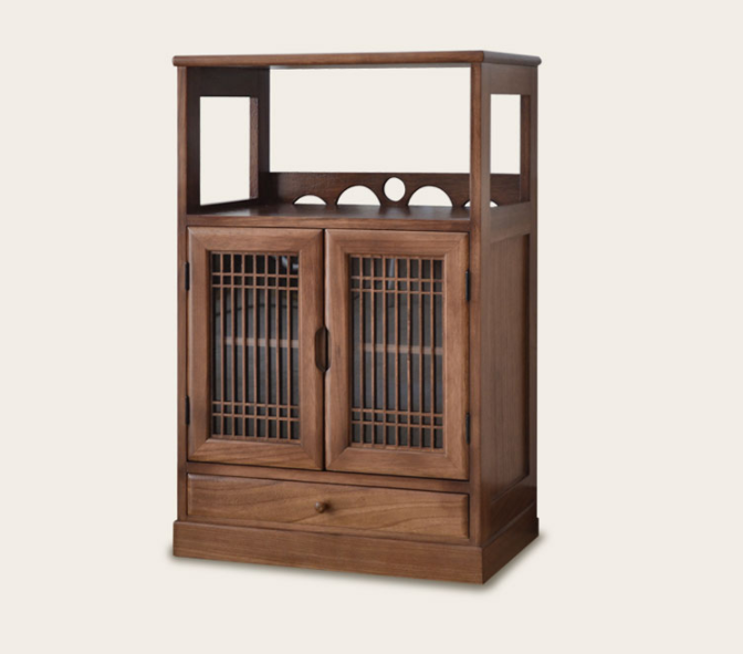 新中式仿古家具儲物柜子，復(fù)古明清實木和風(fēng)柜