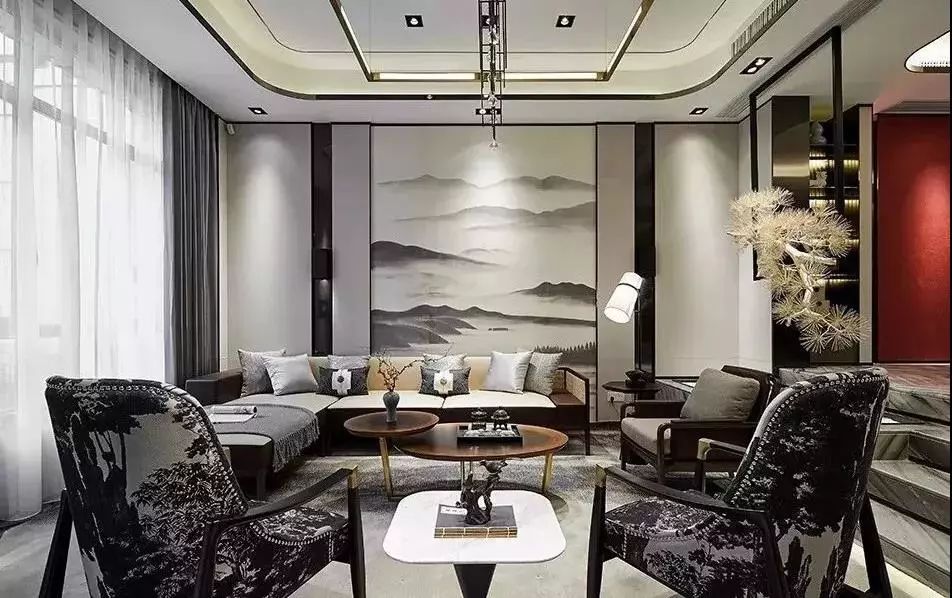 中式裝修，素雅不過沙發(fā)墻