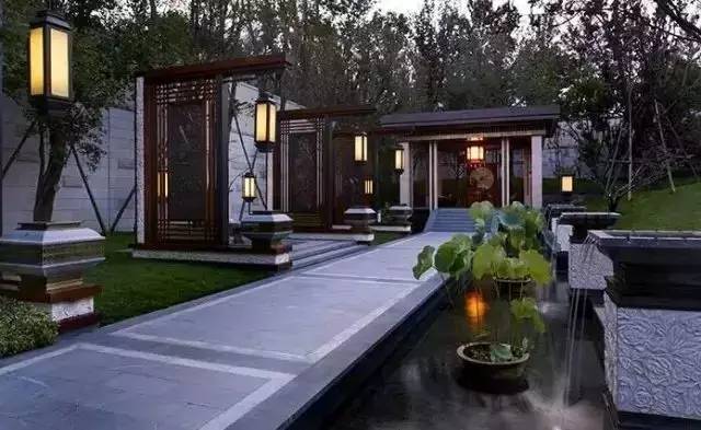 論新中式建筑中的景觀手法，傳統(tǒng)藝術(shù)構(gòu)造