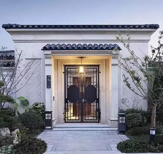 100個(gè)新中式入口，中國(guó)新中式建筑的精髓